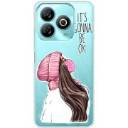 Прозрачный чехол BoxFace ZTE Blade A75 4G It's Gonna Be OK