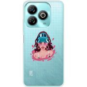 Прозрачный чехол BoxFace ZTE Blade A75 4G Selena Gomez