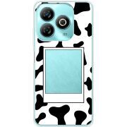 Прозрачный чехол BoxFace ZTE Blade A75 4G Cow