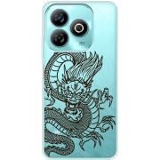 Прозрачный чехол BoxFace ZTE Blade A75 4G Chinese Dragon