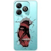 Прозрачный чехол BoxFace ZTE Blade A75 4G Нападение Титана