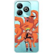Прозрачный чехол BoxFace ZTE Blade A75 4G Naruto and Kurama