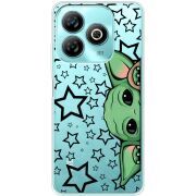 Прозрачный чехол BoxFace ZTE Blade A75 4G Baby Yoda