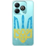 Прозрачный чехол BoxFace ZTE Blade A75 4G Gold Trident