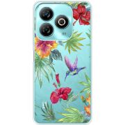 Прозрачный чехол BoxFace ZTE Blade A75 4G Tropical