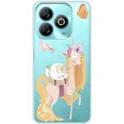 Прозрачный чехол BoxFace ZTE Blade A75 4G Uni Blonde