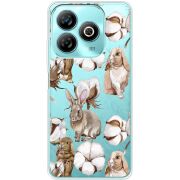 Прозрачный чехол BoxFace ZTE Blade A75 4G Cotton and Rabbits