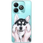 Прозрачный чехол BoxFace ZTE Blade A75 4G Husky