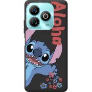 Черный чехол BoxFace ZTE Blade A75 4G Гавайський гість Stich