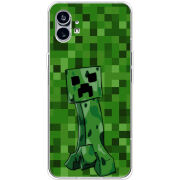 Чехол BoxFace Nothing Phone (1) Minecraft Creeper