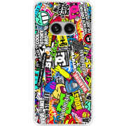 Чехол BoxFace Nothing Phone (2a) Multicolored Inscriptions