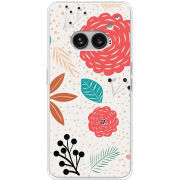 Чехол BoxFace Nothing Phone (2a) Line Flowers