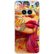 Чехол BoxFace Nothing Phone (2a) Yellow Girl Pop Art