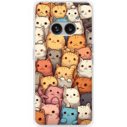 Чехол BoxFace Nothing Phone (2a) Котики муркотики