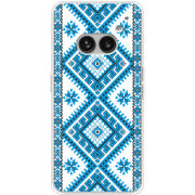 Чехол BoxFace Nothing Phone (2a) Блакитний Орнамент