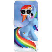Чехол BoxFace Nothing Phone (2a) My Little Pony Rainbow Dash