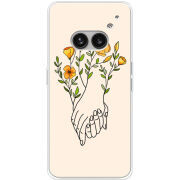 Чехол BoxFace Nothing Phone (2a) Flower Hands