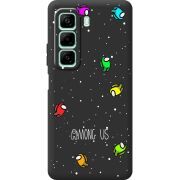 Черный чехол BoxFace Infinix Hot 50 Among Us Invisible