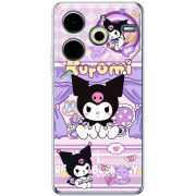 Чехол BoxFace Tecno POVA 6 Neo Милі пустощі Kuromi