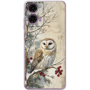 Чехол BoxFace Motorola E14 Christmas Owl