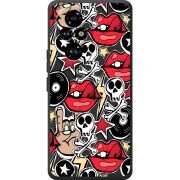 Чорний чохол BoxFace Honor 200 Rock Graffiti