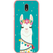 Чехол Uprint Nokia 1 Cold Llama