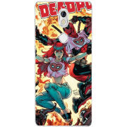 Чехол Uprint Nokia 7 Deadpool and Mary Jane