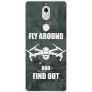 Чехол Uprint Nokia 7 Дрон Fly Around