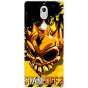 Чехол Uprint Nokia 7 StandOff 2 gold