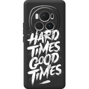 Черный чехол BoxFace Honor Magic 6 Pro Hard Times Good Times