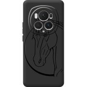 Черный чехол BoxFace Honor Magic 6 Pro Horse