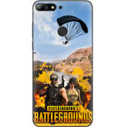 Чехол Uprint Huawei Y7 Prime 2018 / Honor 7C Pro Pubg parachute