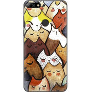 Чехол Uprint Huawei Y7 Prime 2018 / Honor 7C Pro Sleepy Cats