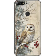 Чехол Uprint Huawei Y7 Prime 2018 / Honor 7C Pro Christmas Owl