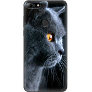 Чехол Uprint Huawei Y7 Prime 2018 / Honor 7C Pro English cat