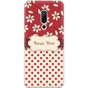 Чехол Uprint Meizu 15 Именной Polka Dots