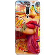 Чехол Uprint Meizu 15 Yellow Girl Pop Art