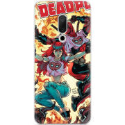 Чехол Uprint Meizu 15 Deadpool and Mary Jane