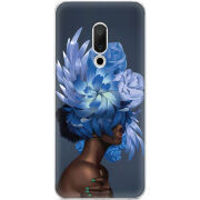 Чехол Uprint Meizu 15 Exquisite Blue Flowers