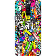Чехол Uprint Samsung A605 Galaxy A6 Plus 2018 Multicolored Inscriptions