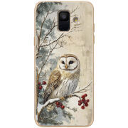 Чехол Uprint Samsung A600 Galaxy A6 2018 Christmas Owl