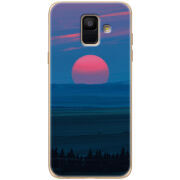 Чехол Uprint Samsung A600 Galaxy A6 2018 Cold Red Light