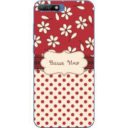 Чехол Uprint Huawei Y6 2018 Именной Polka Dots