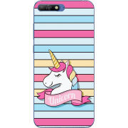 Чехол Uprint Huawei Y6 2018 Unicorn