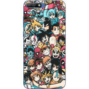 Чехол Uprint Huawei Y6 2018 Anime Stickers