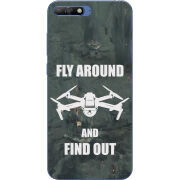 Чехол Uprint Huawei Y6 2018 Дрон Fly Around