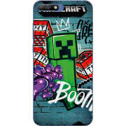 Чехол Uprint Huawei Y6 2018 Minecraft Graffiti