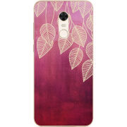 Чехол Uprint Xiaomi Redmi 5 Plus Gold Leaves