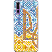 Чехол Uprint Huawei P20 Pro Тризуб Вишивка