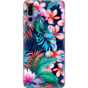 Чехол Uprint Huawei P20 Pro flowers in the tropics